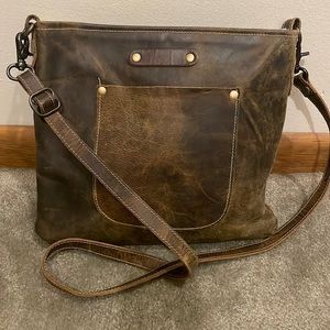 Myra Crossbody bag w/ matching wallet.